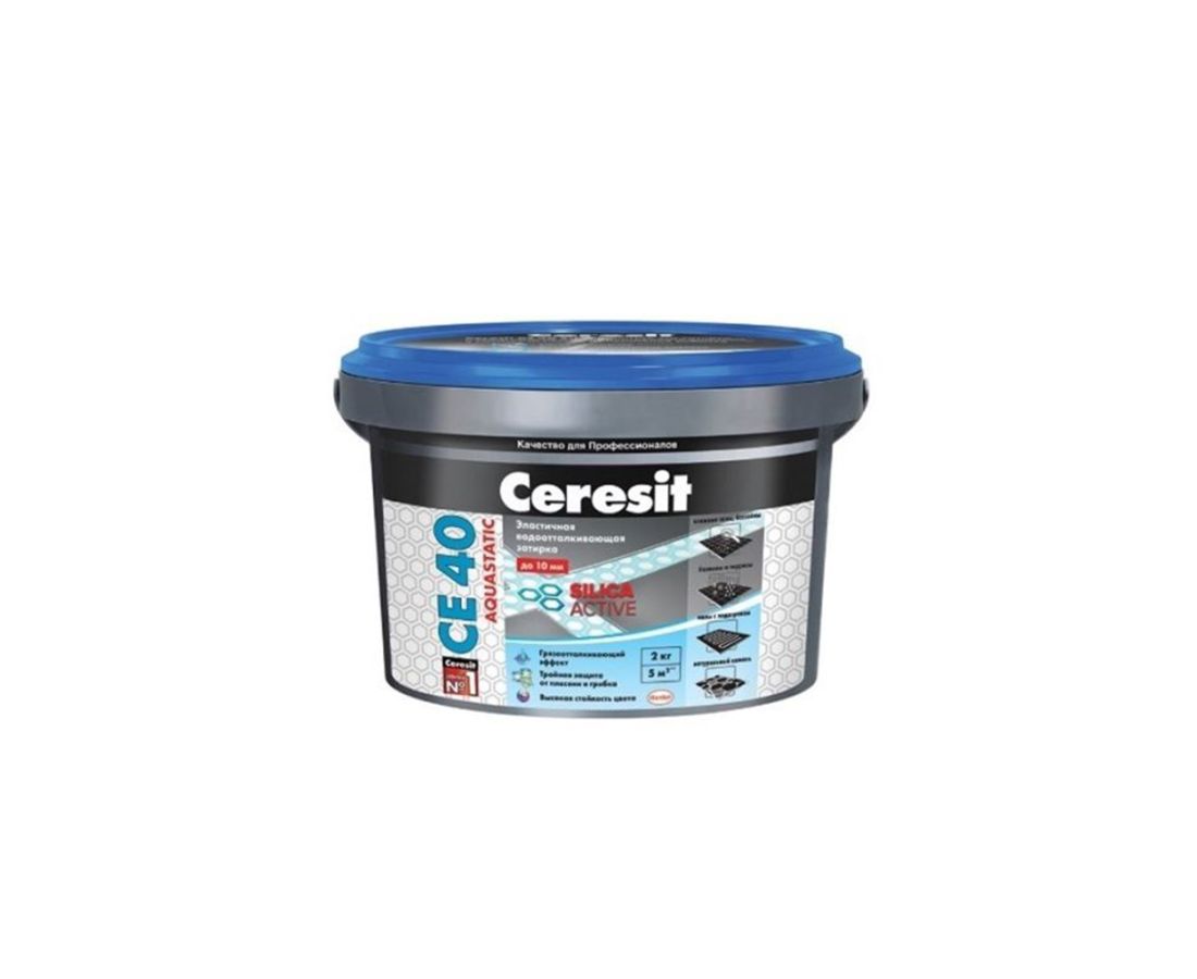 ფუგა მუქი ყავისფერი 2 კგ CERESIT CE-40 — ფუგა